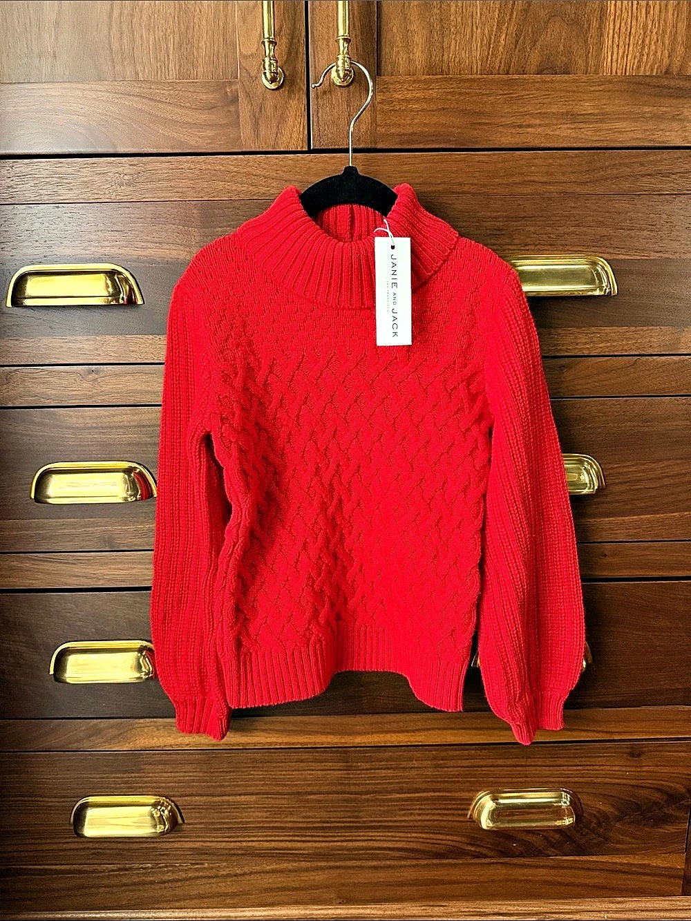 Janie and Jack Holiday Red Sweater